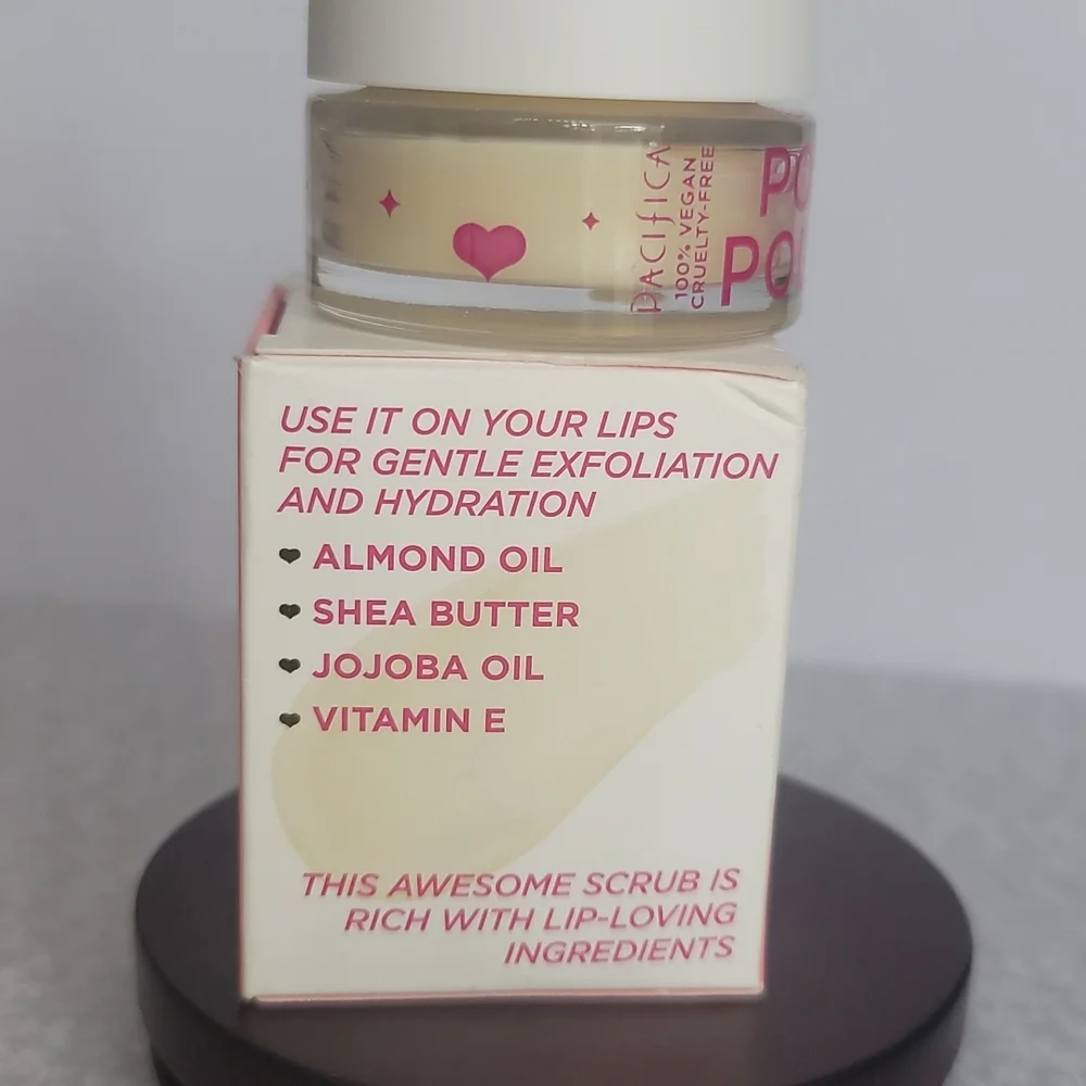 Pacifica Pout Polish Gentle Lip Scrub - Sugar Crystals & Lemon